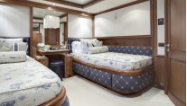 Superyacht JO - Ralph Lauren Guest Twin Room